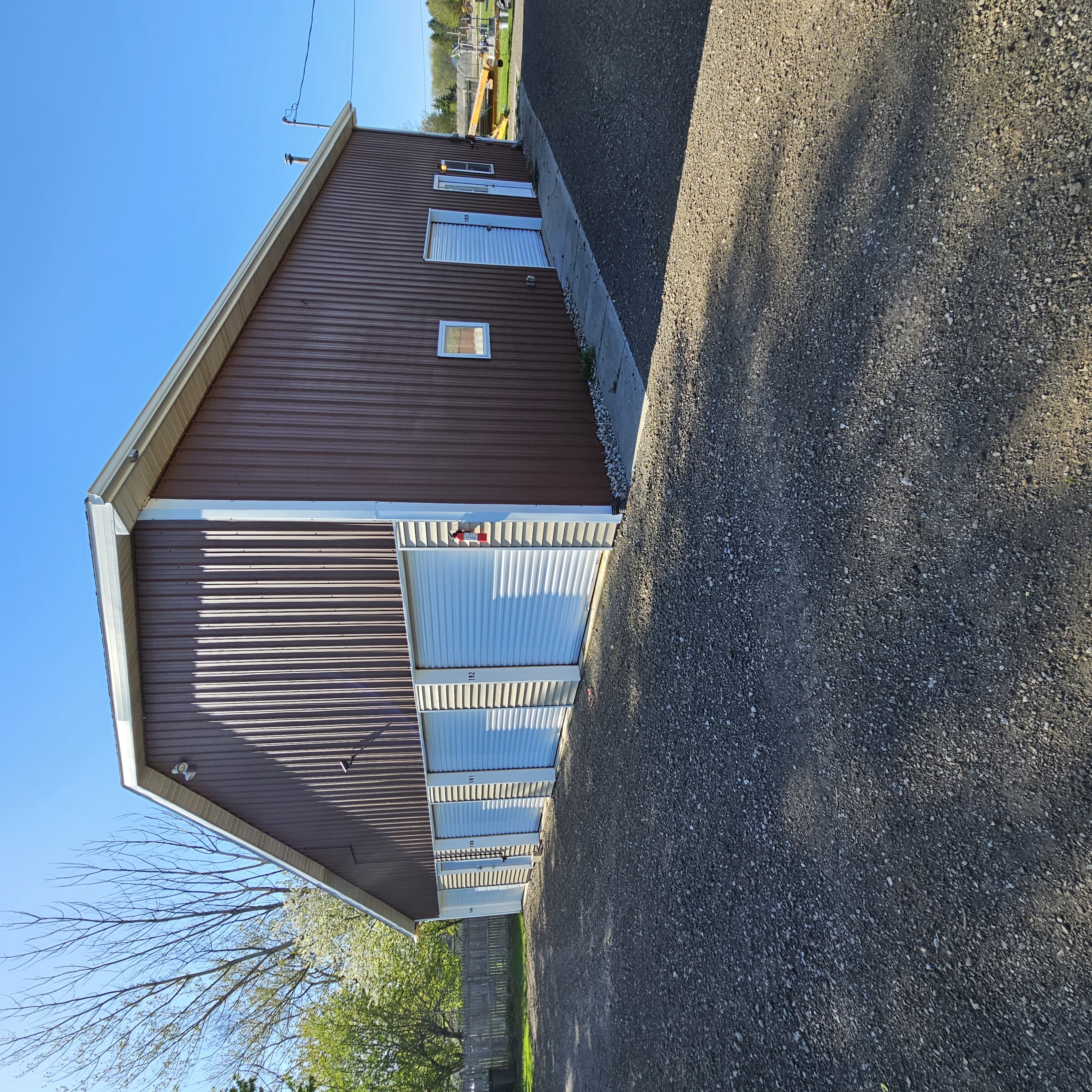 Completed pole barn painting job